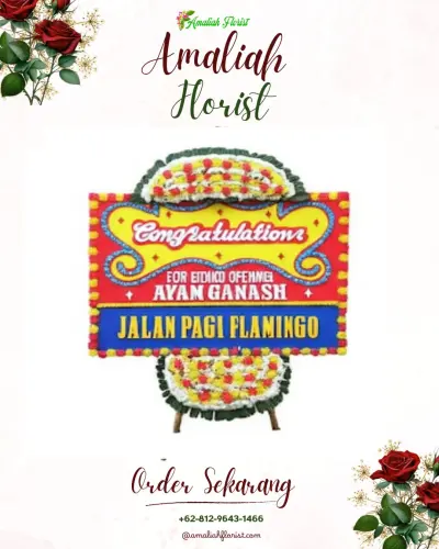 Bunga Papan Congratulation di Genengan